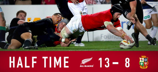 All Blacks v British Lions T1 HT 2017
